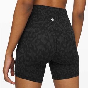 Lululemon Align Short *6" Formation Camo Deep Coal Multi size 4